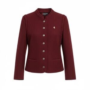 VINTAGE Giesswein Austria BOILED WOOL BERRY COAT SZ 10 (40)